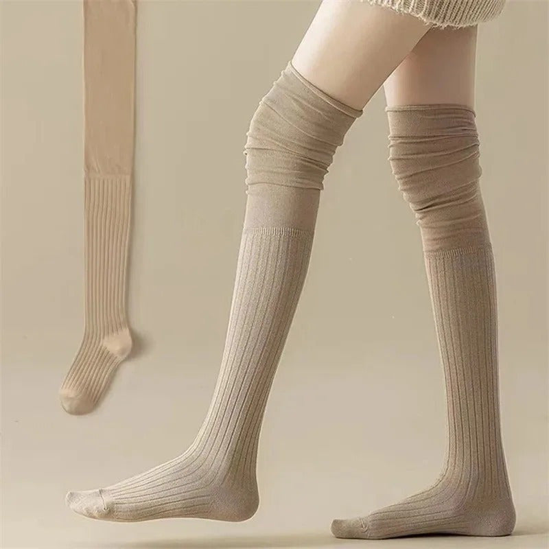 {4 Pairs} Knee-High Socks
