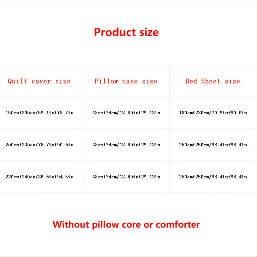 {3/4pcs} Leopard Print Duvet Cover and Bed Sheets