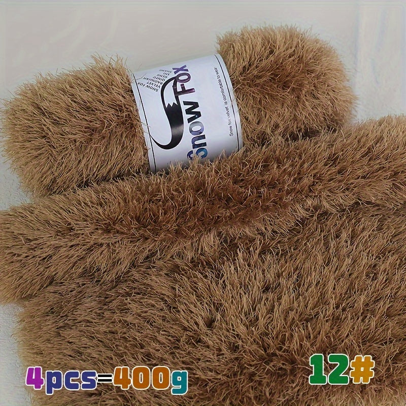 400g Lash Yarn Artificial Fur Fleece Yarn