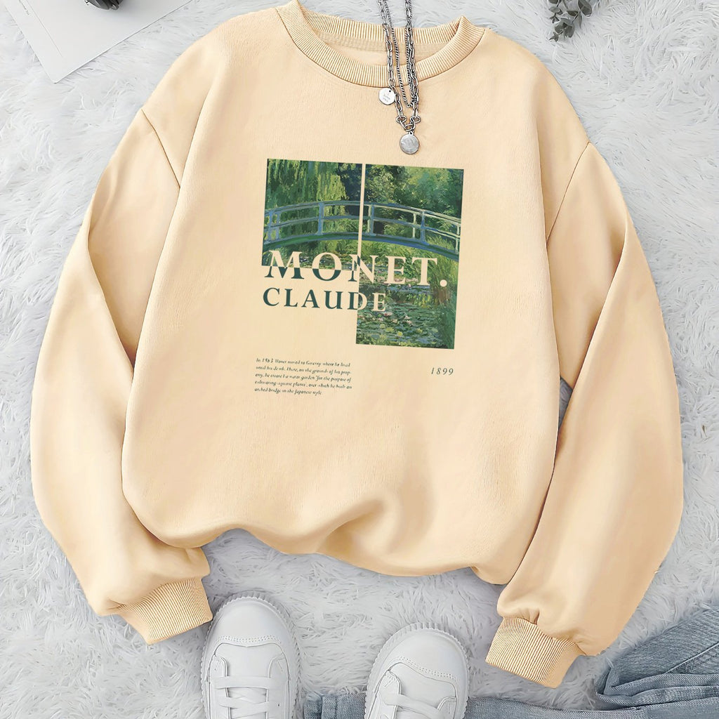 Casual Graphic Print Hoodie