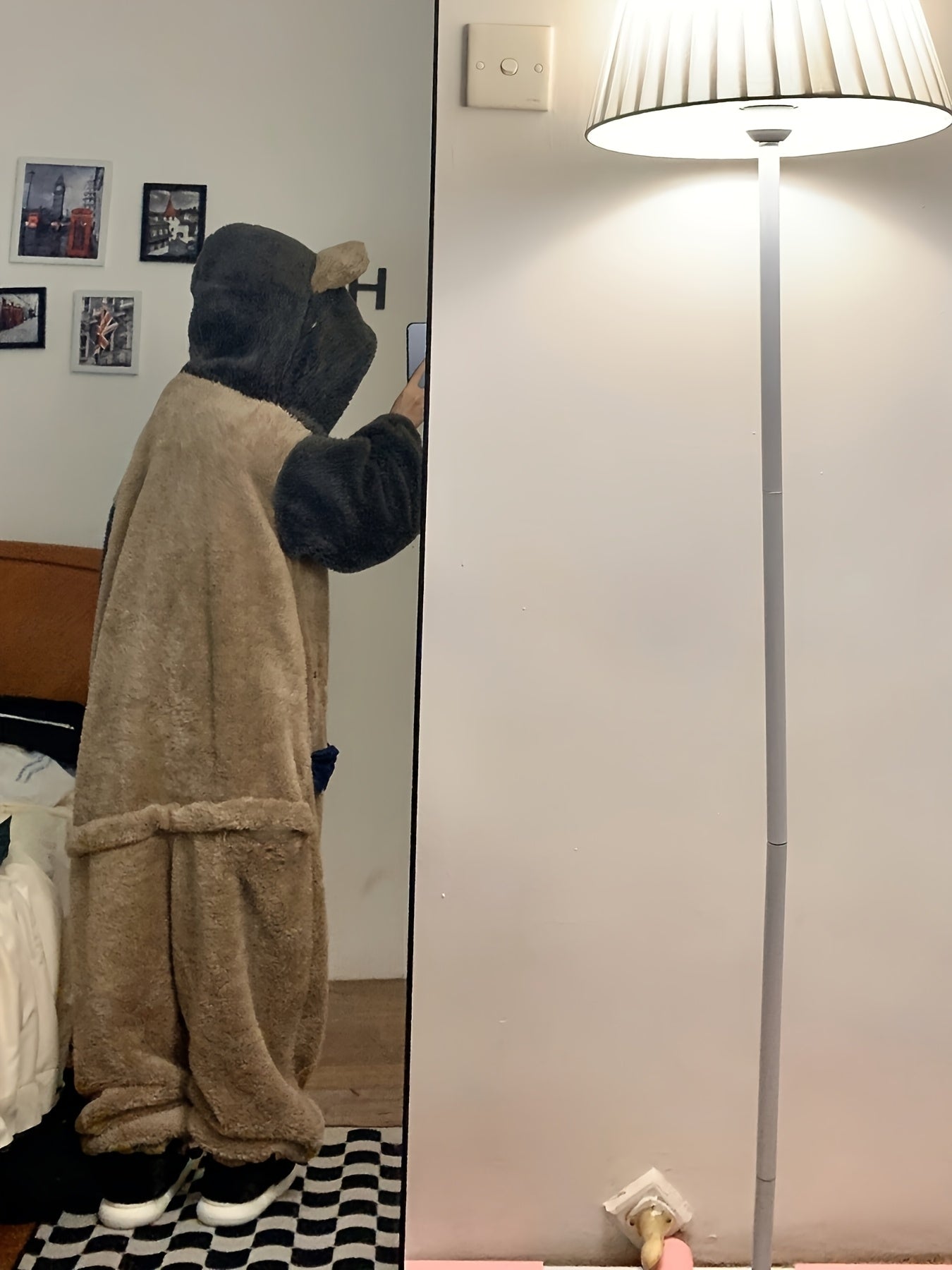 Long-Sleeve Zipper Fleece Party PJs