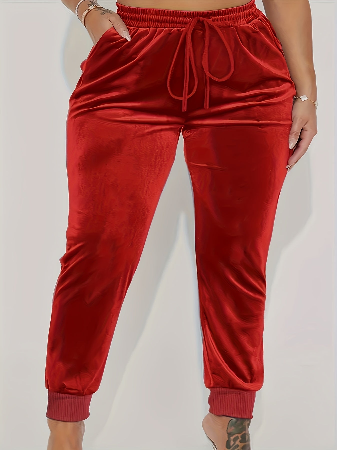 Solid Color Sports Pants