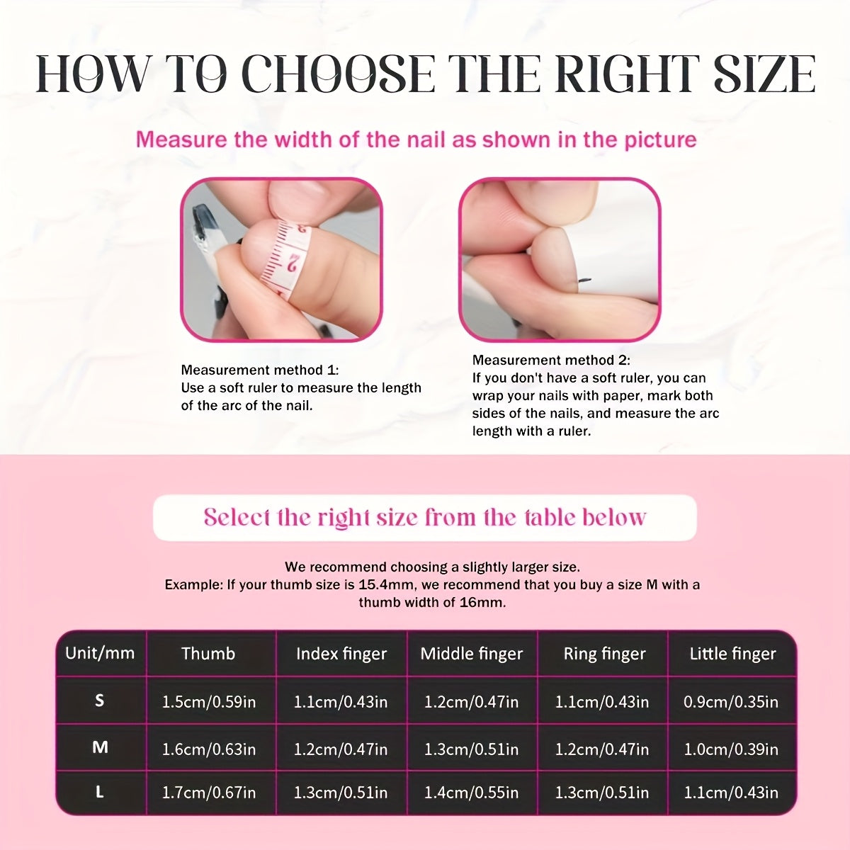 10pcs Handmade Magnetic Press-On Nails with Floating, Rhinestones & Heart/Clover/Bow/Pink Bow & Rabbit Cutouts