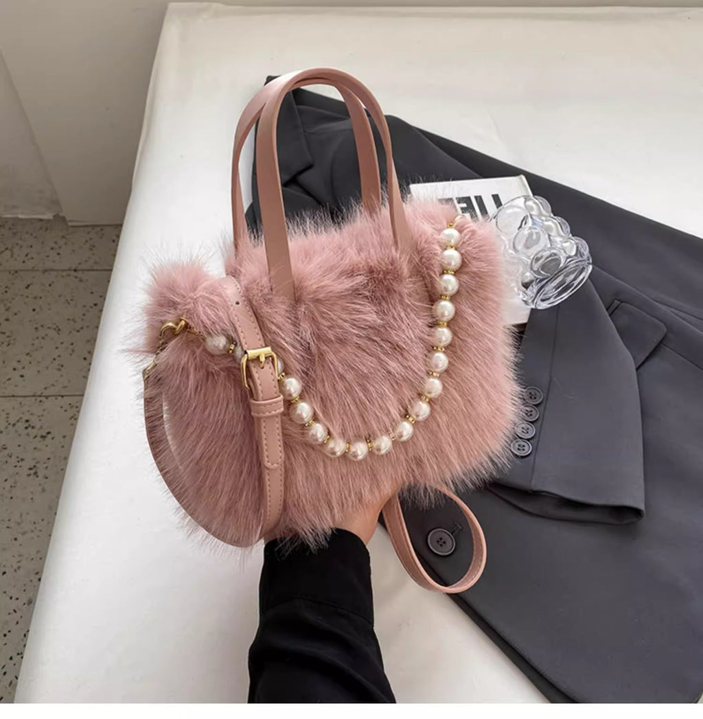 Plush Crossbody Bag