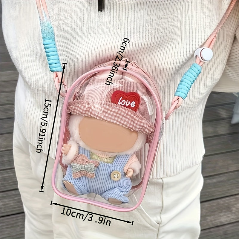 5.91-inch doll backpack, suitable for Labubu