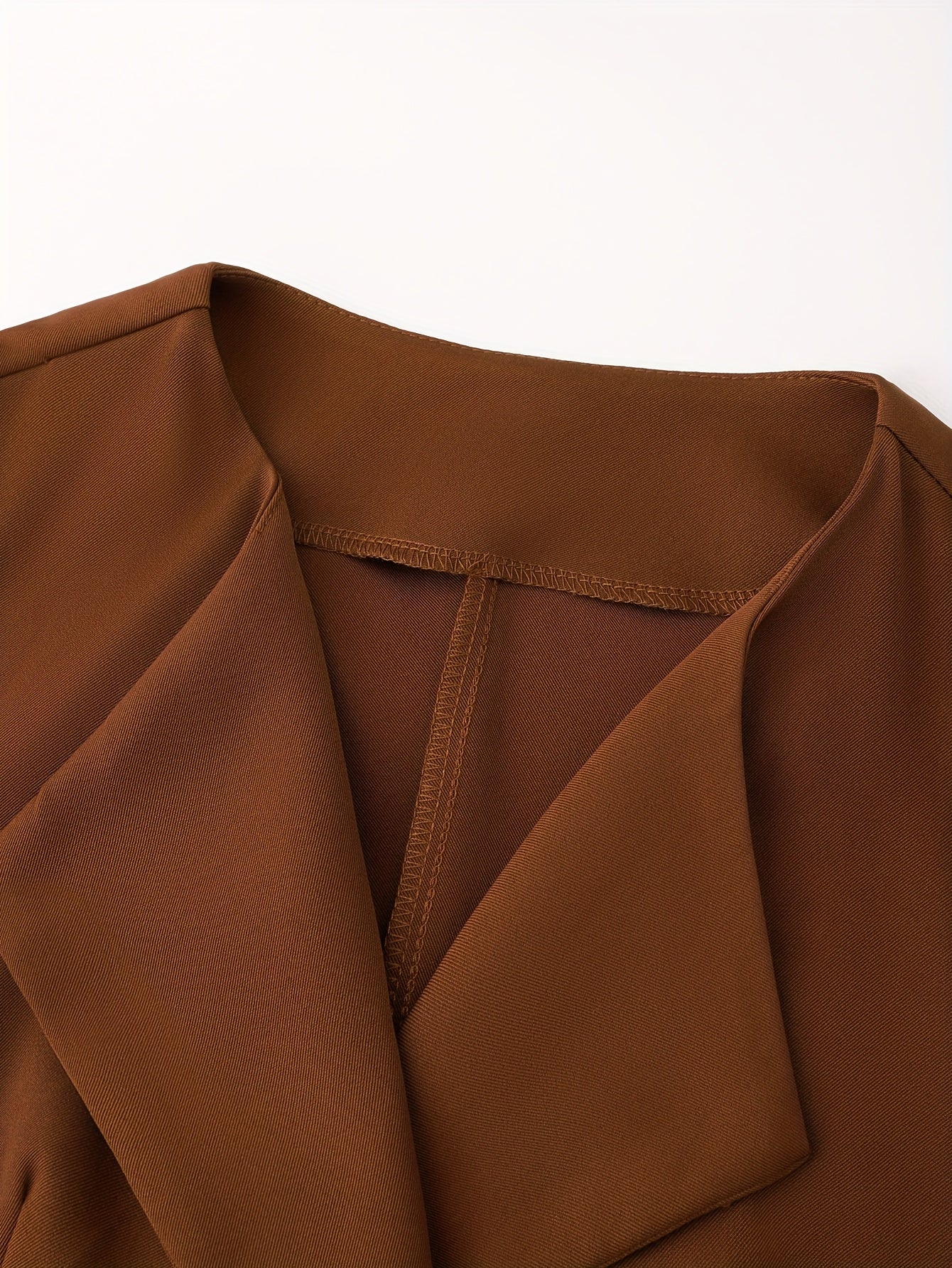 Women'S Elegant Three-Piece Set - Long Sleeve Button-Front Blouse, Vest & Pants with Floral-like Patterns, Solid Color, Fall/Winter Collection, Winter Clothing | Floral Pattern Blouse | Buttonfront Blouse