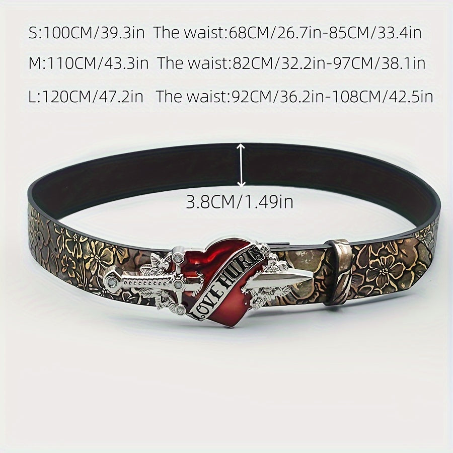 Alloy Punk Style Belt