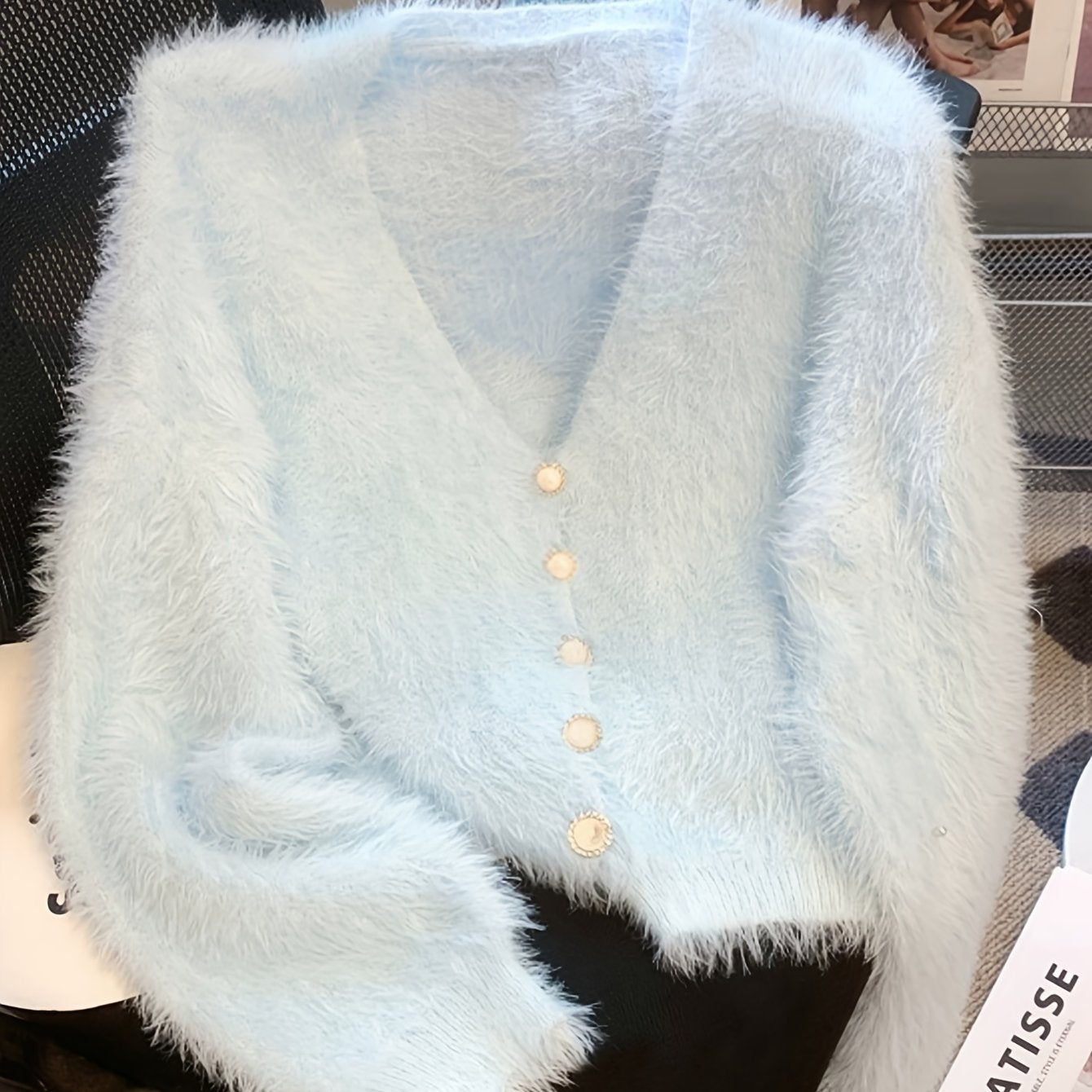 V-Neck Soft Cardigan