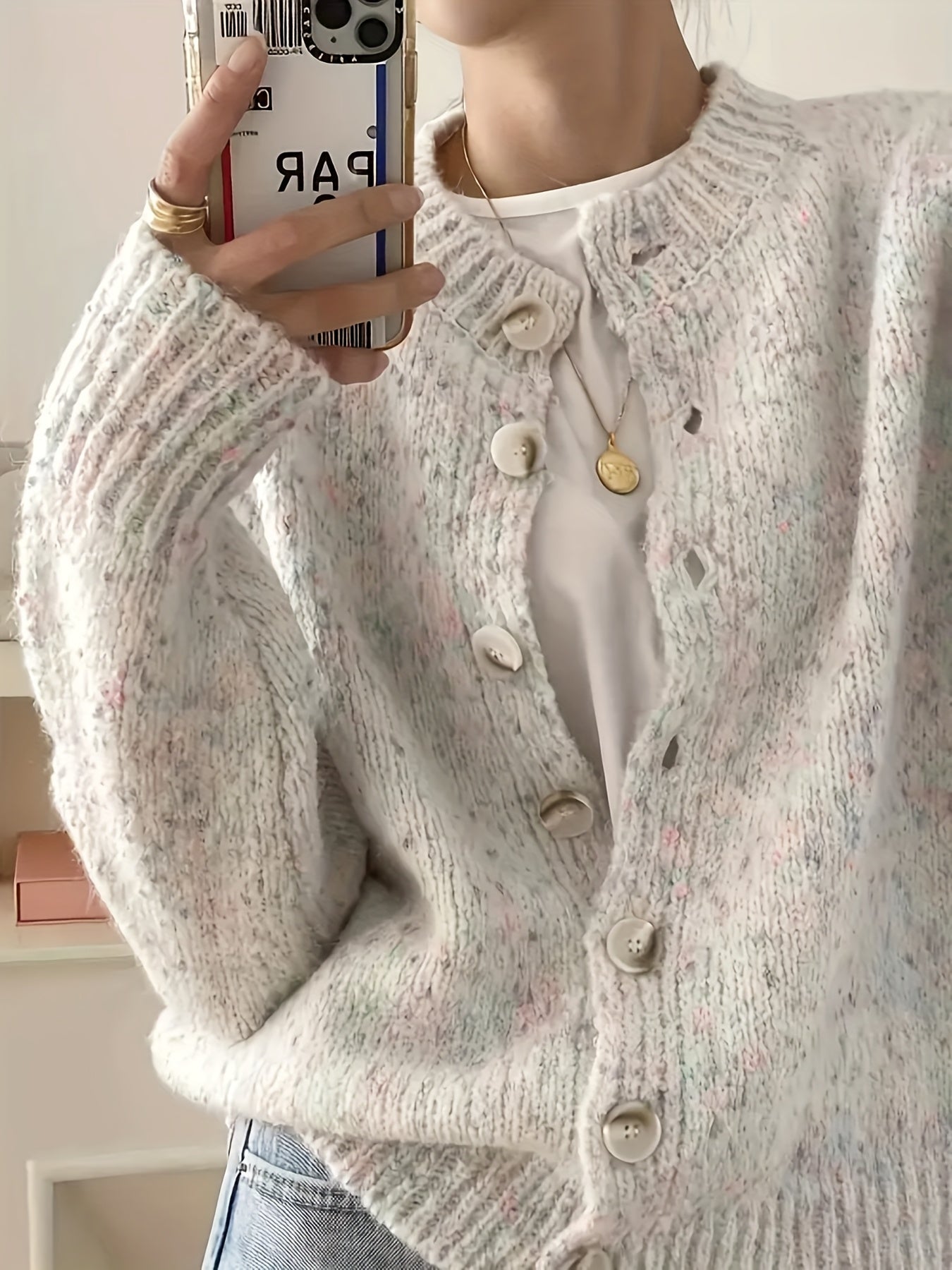 Elegant Colorful Cardigan