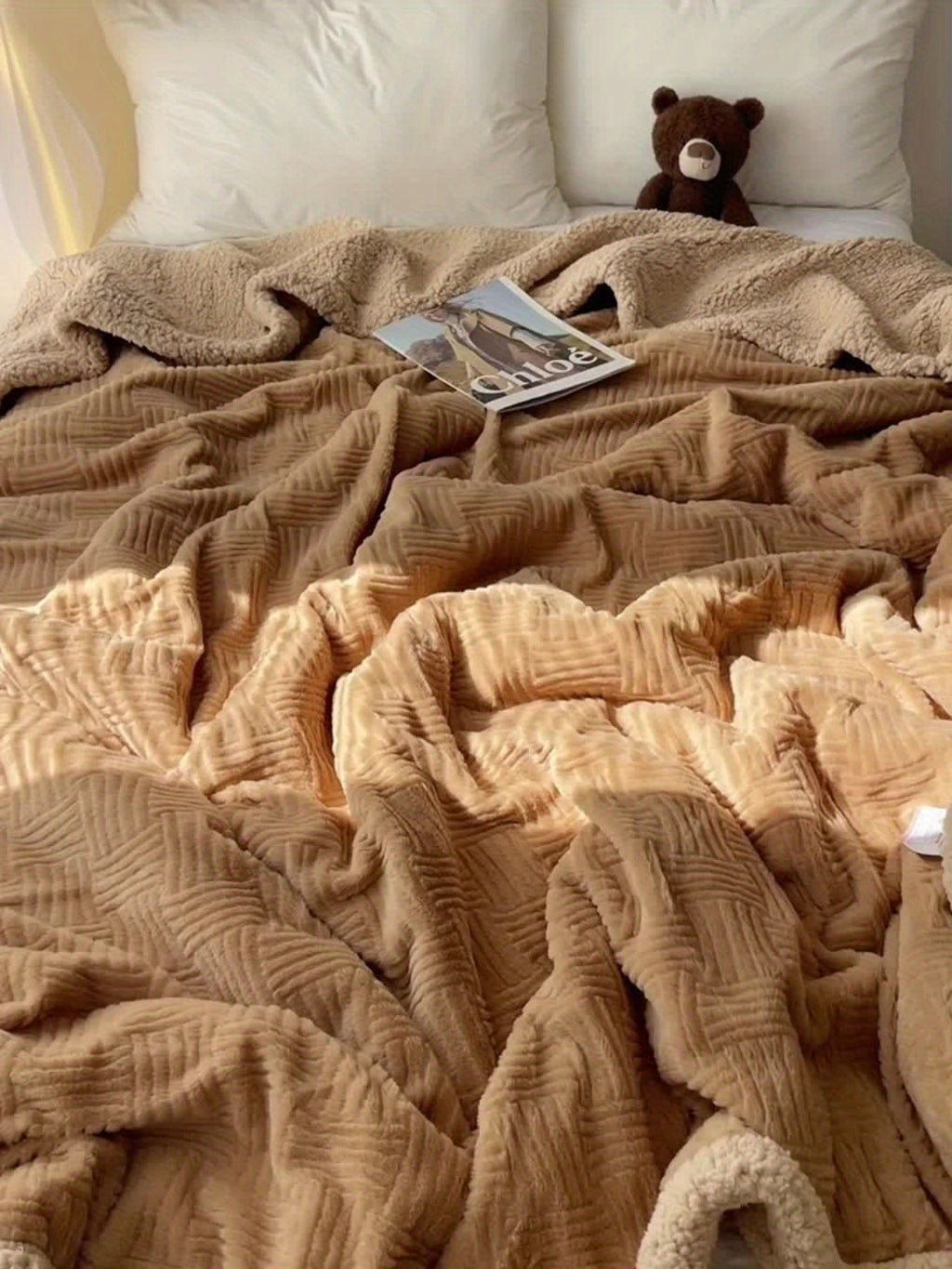 Faux Rabbit Fur Blanket