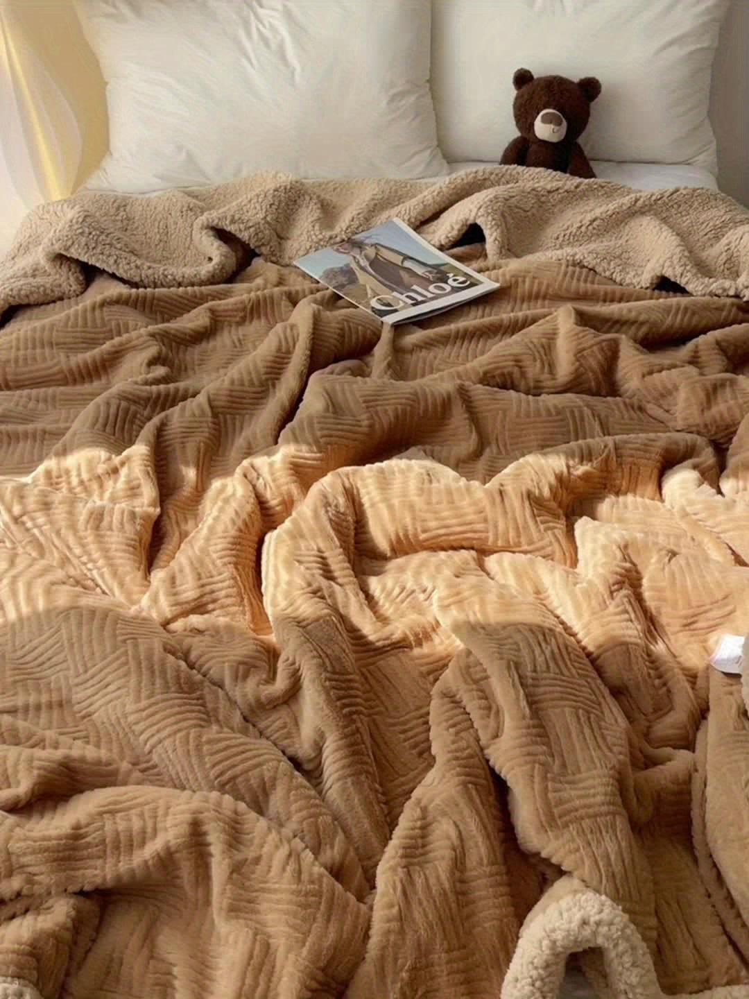 Faux Rabbit Fur Blanket