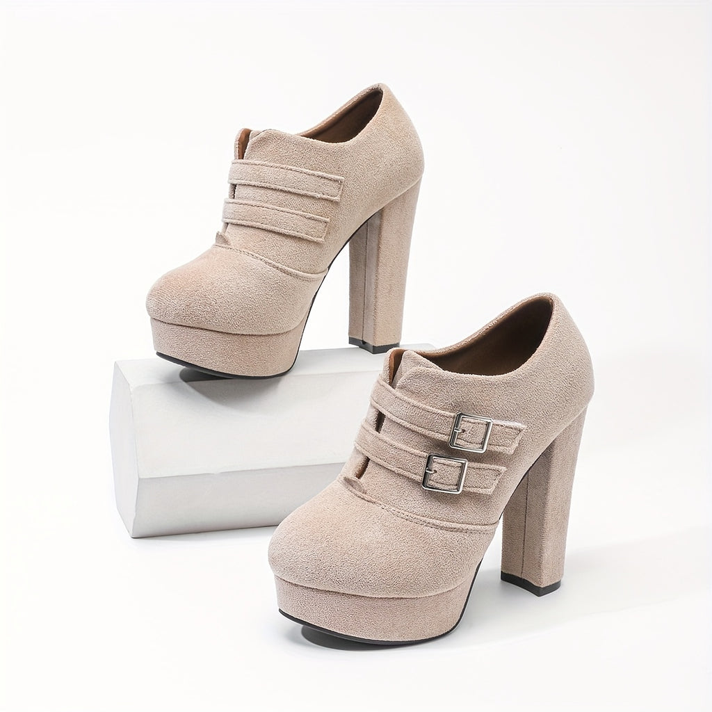 Chunky Heel Ankle Boots