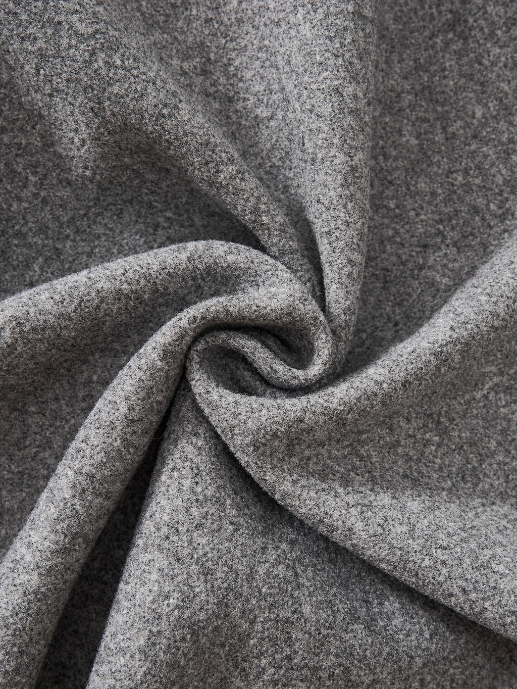 Winter Coat & Dress Set with Faux Fur Collar & Waist-Cinching Belt