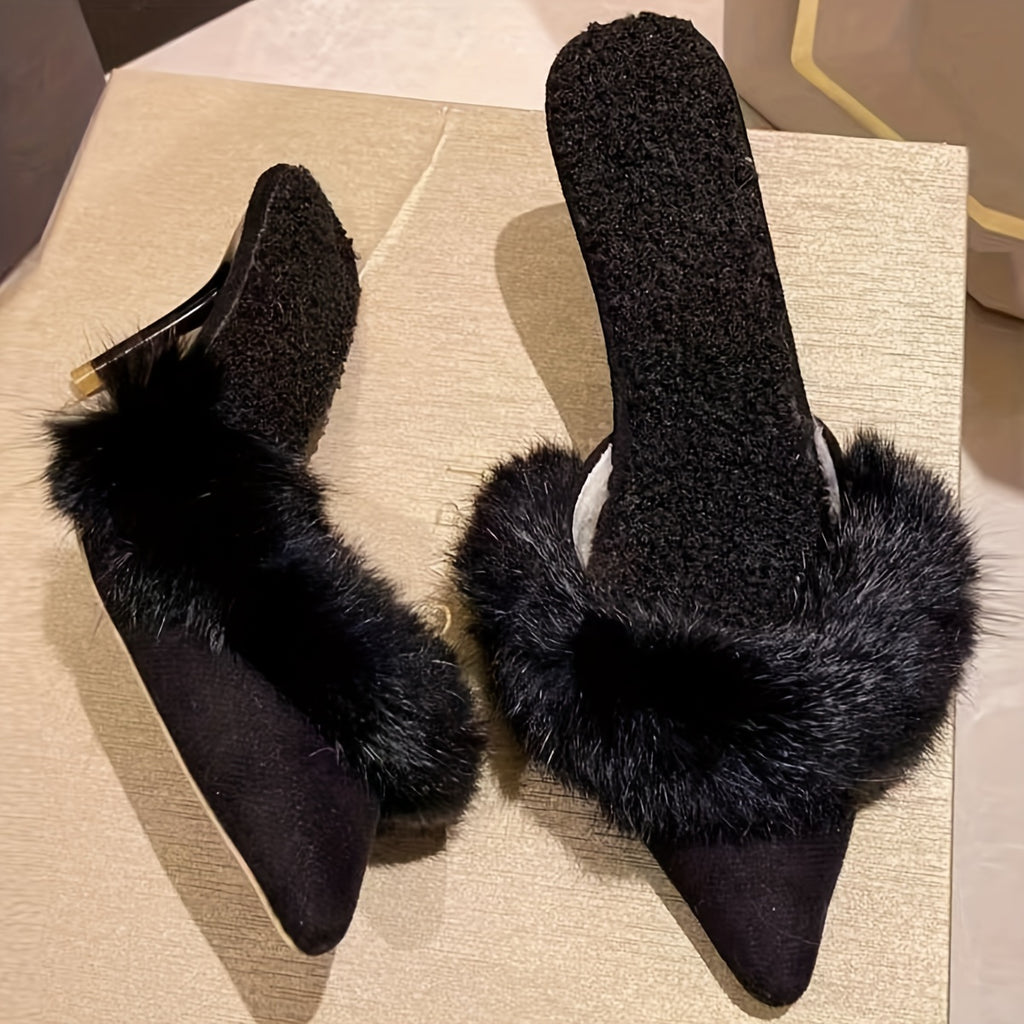 High-Heel Slippers