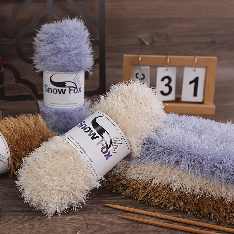 400g Lash Yarn Artificial Fur Fleece Yarn