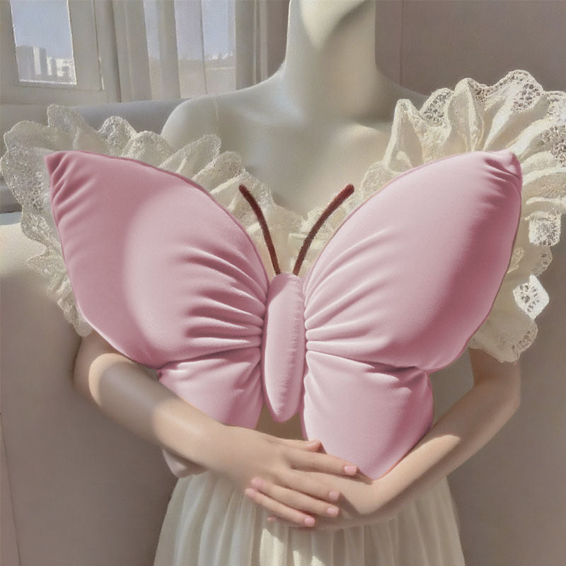 Butterfly-Shaped Pillow