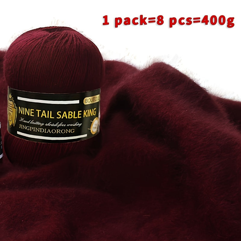 8rolls/pack Wool 10.00%, Cashmere 90.00% Yarn
