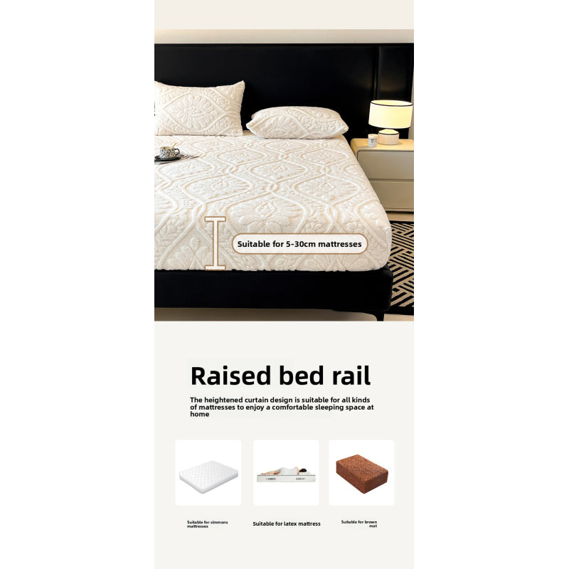 Jacquard Velvet Fitted Sheet