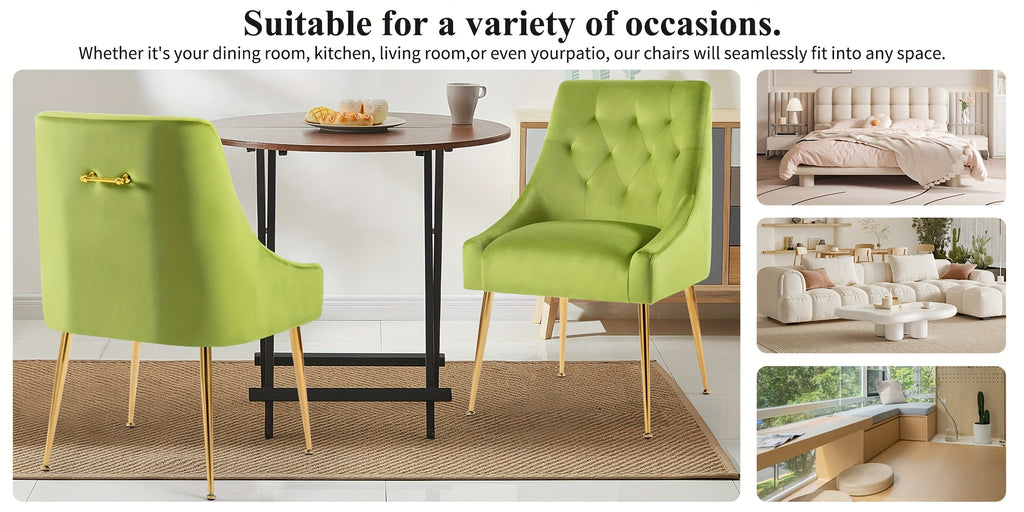 Velvet Dining Chairs Set Of 6