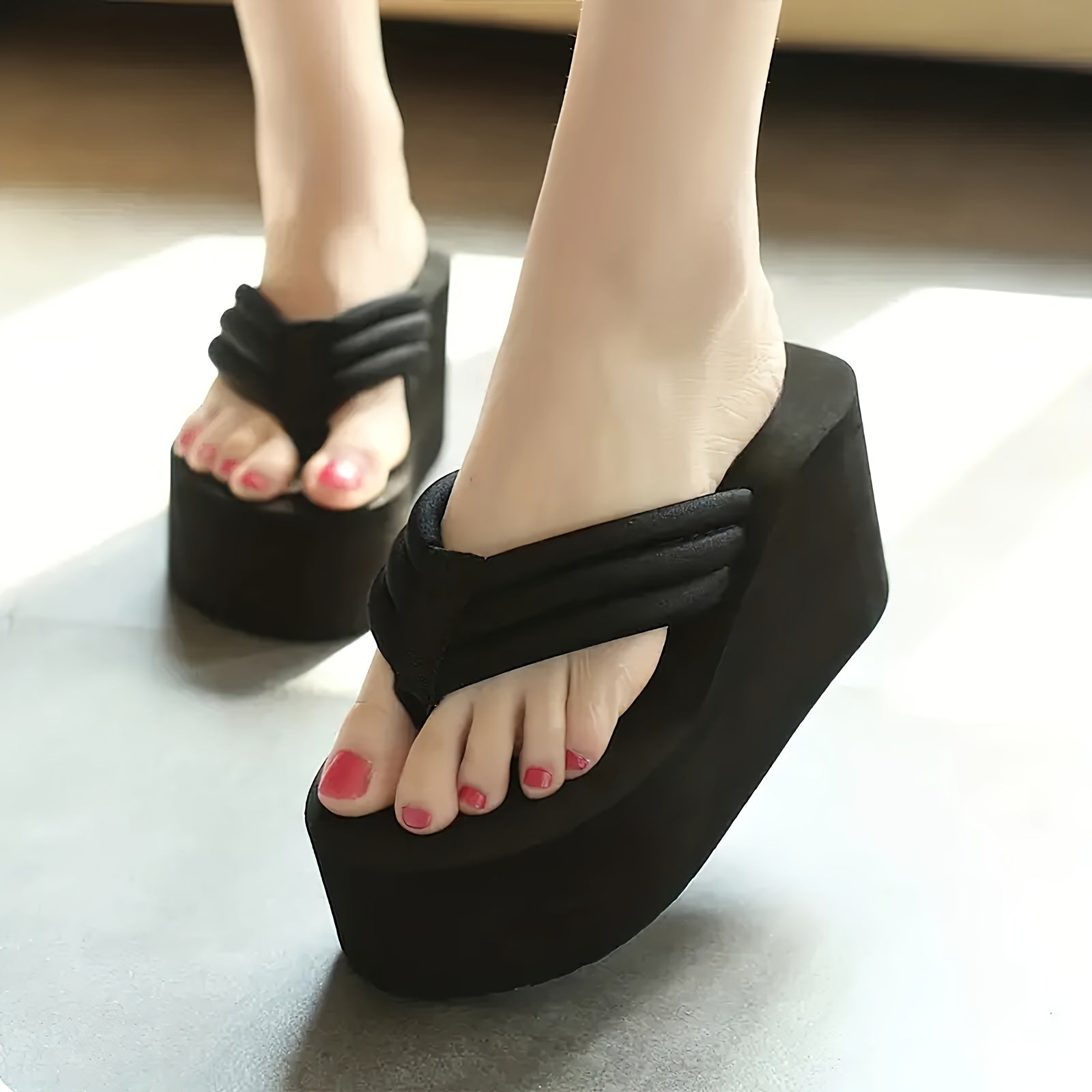 Wedge Flip Flops