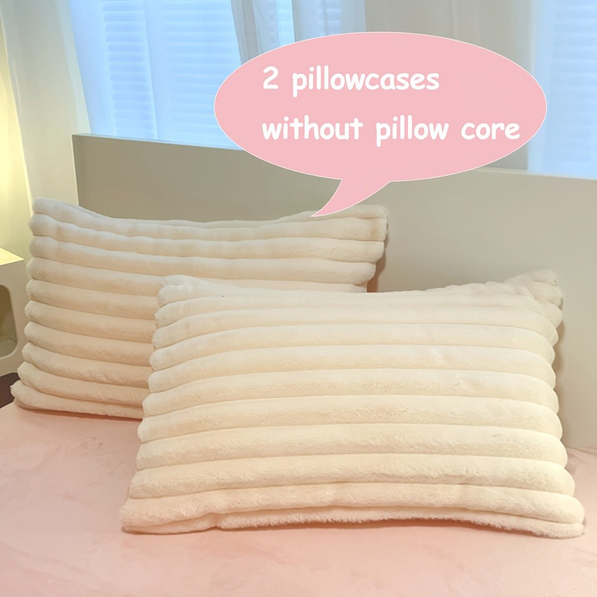 3pcs Simple Solid Color Flannel Quilt Cover Set