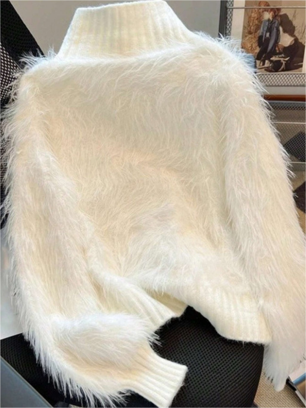 Turtleneck Sweater Coat