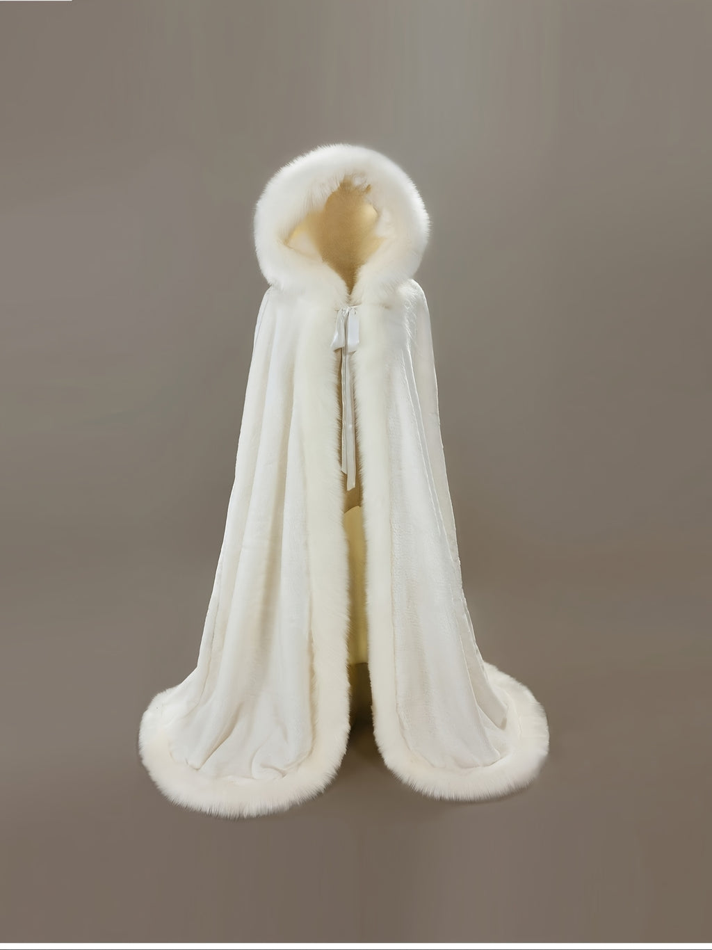 Plush Hooded Cape