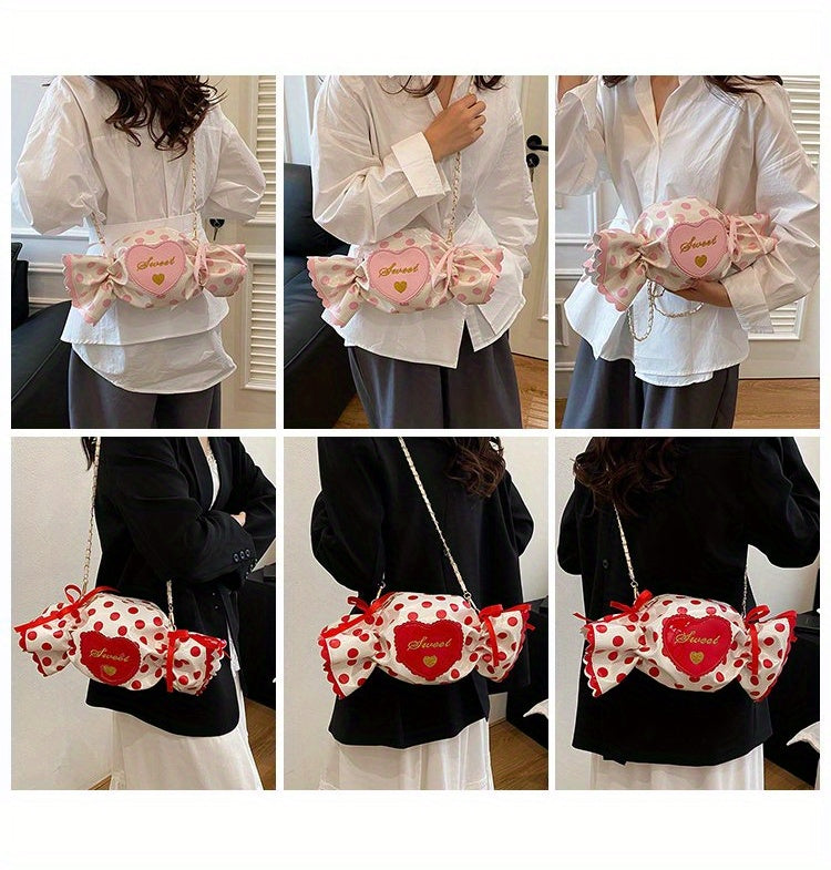 Cute Candy-Shaped Mini Crossbody Bag
