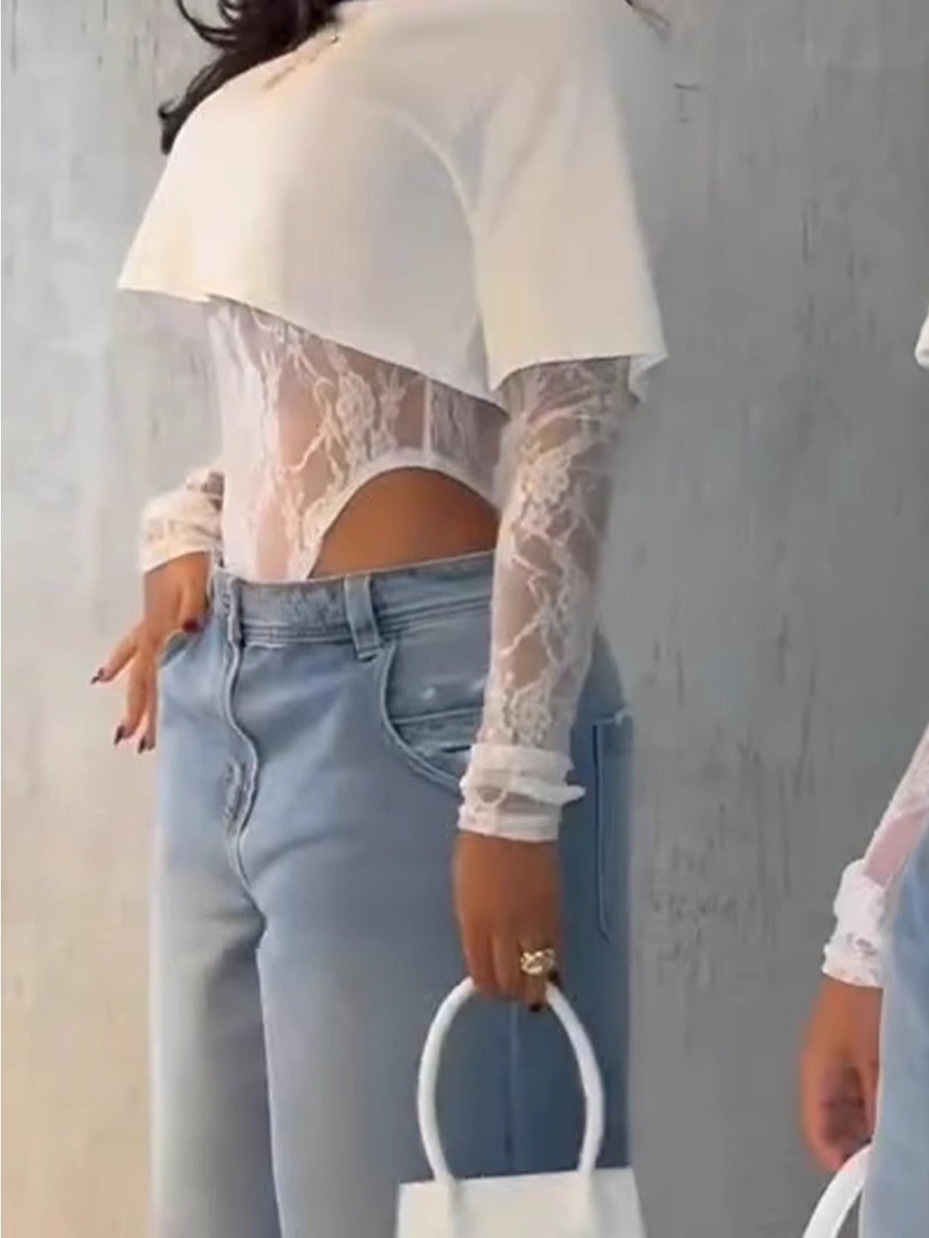 Lace Jumpsuit T-Shirt