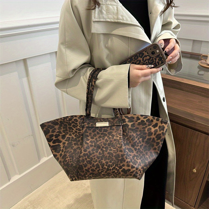 Leopard Print Tote Bag