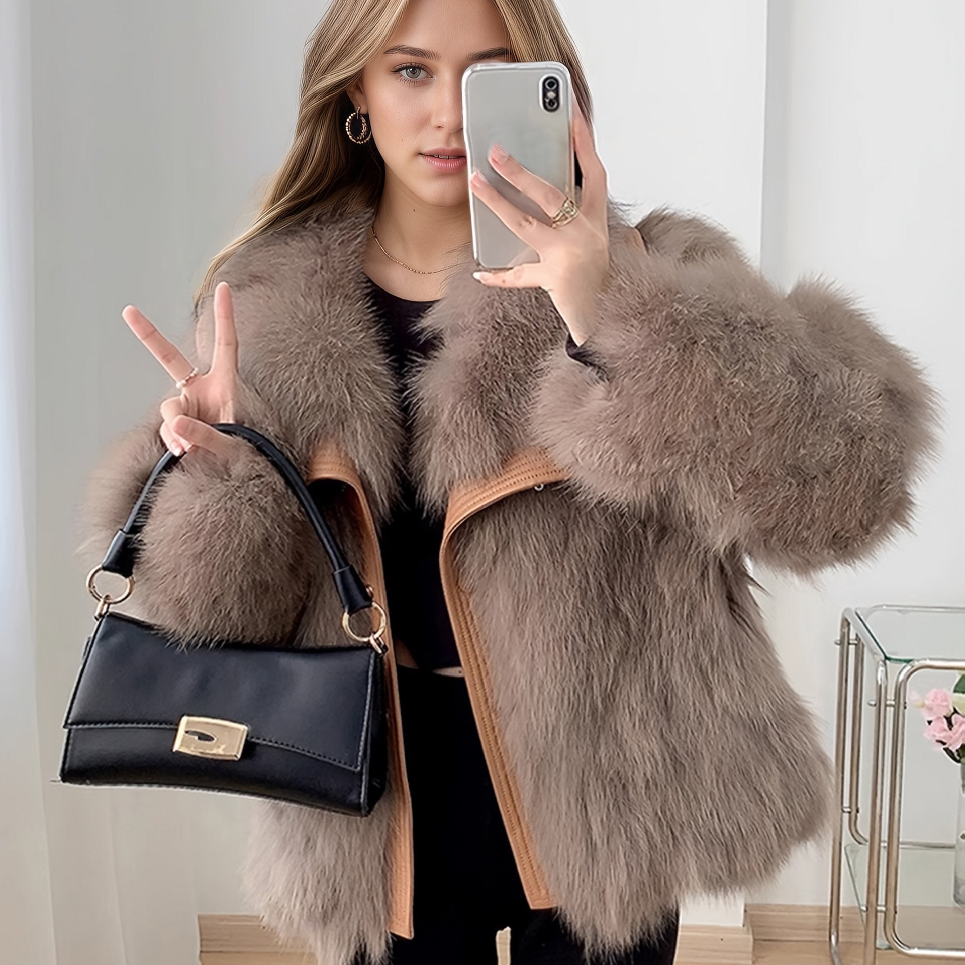 Faux Fur Coat