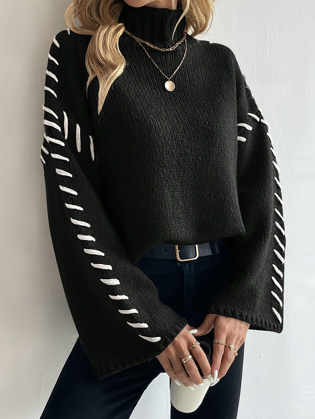 High Neck Sweater