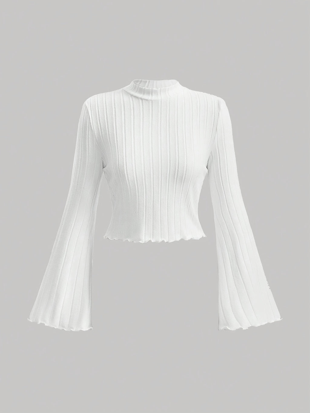 Elegant Crew Neck Long Sleeve T-Shirts {3pcs}