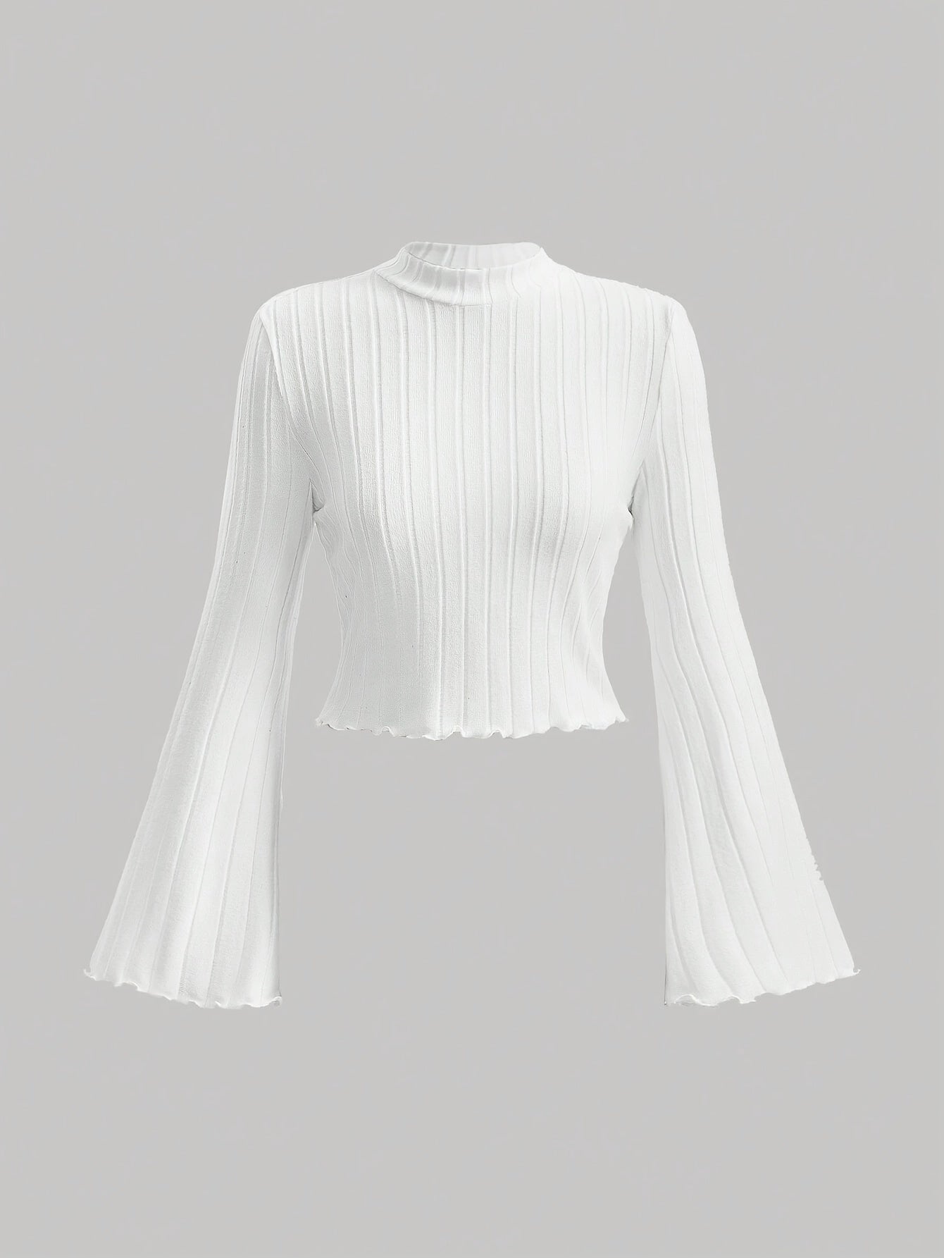 Elegant Crew Neck Long Sleeve T-Shirts {3pcs}