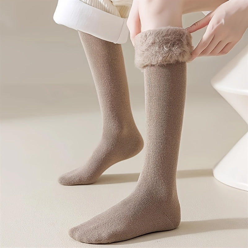 {3-Pair} Heavy Duty Thermal Over-The-Knee Socks