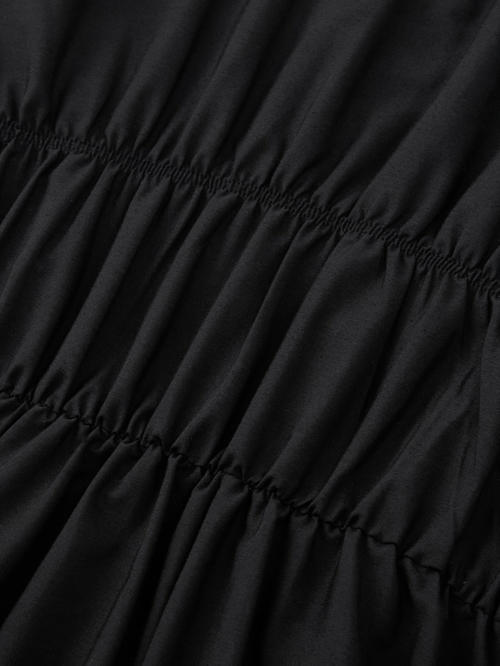 Solid Color Contrast 2-in-1 Long Sleeve Maxi Dress