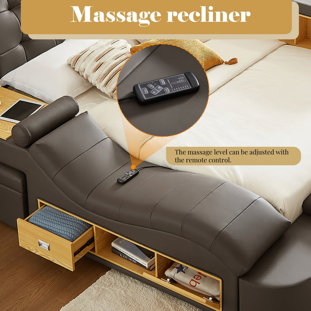 Multifunctional Large Bed Frame