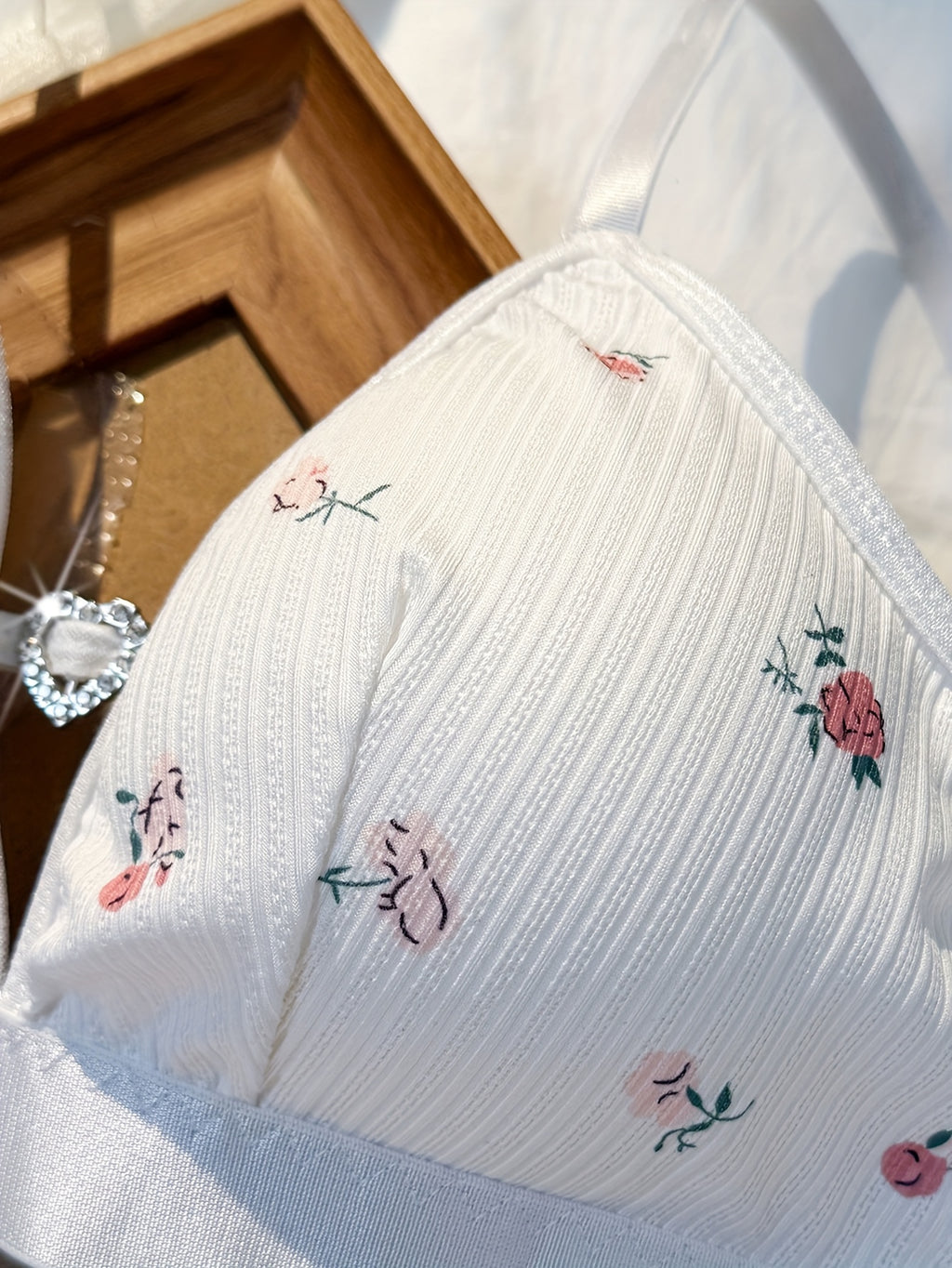 Floral Print Lingerie Set