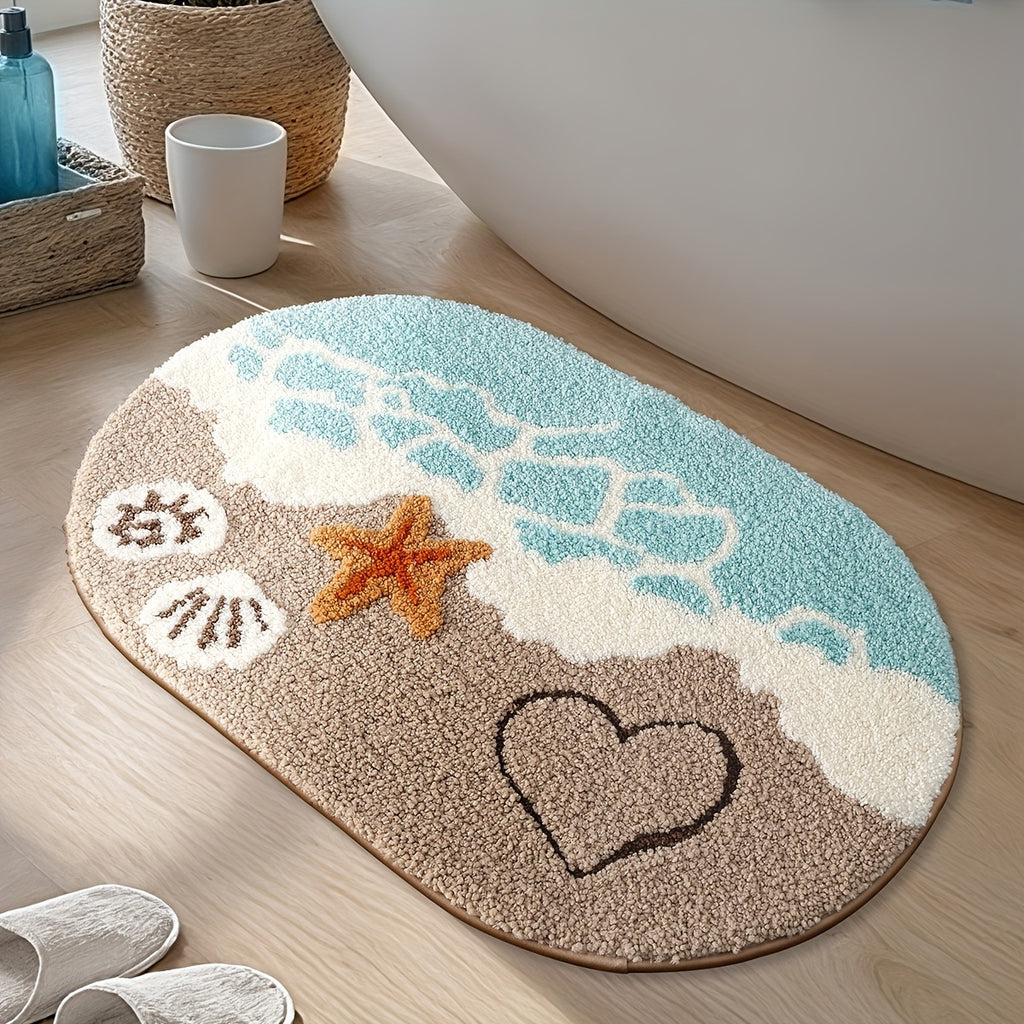 Beach Plush Bath Mat