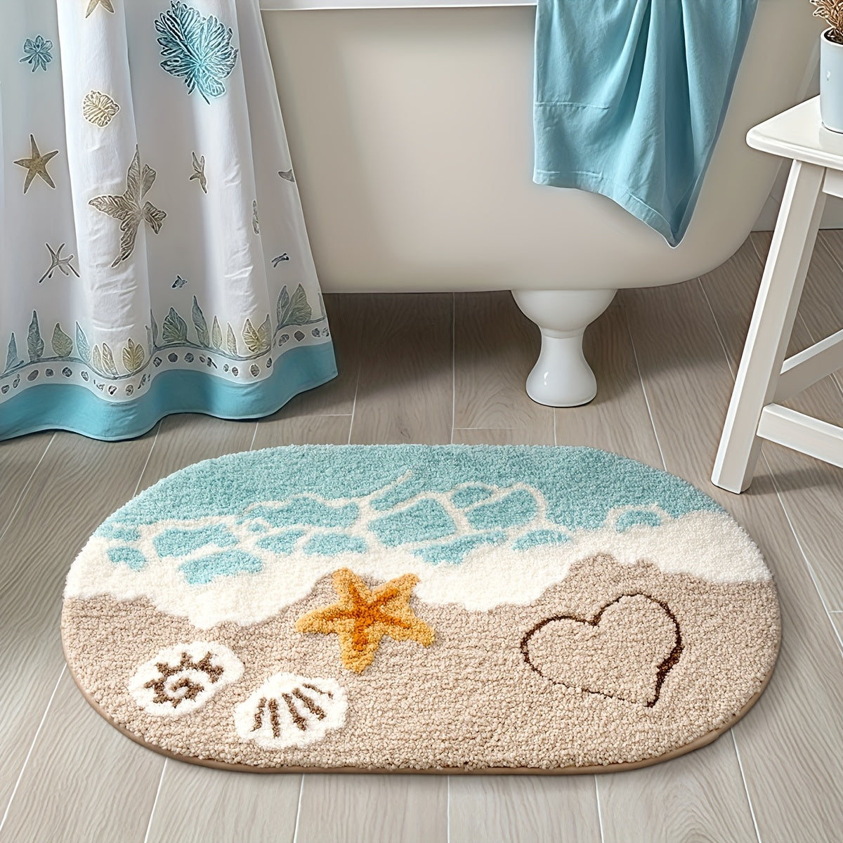 Beach Plush Bath Mat