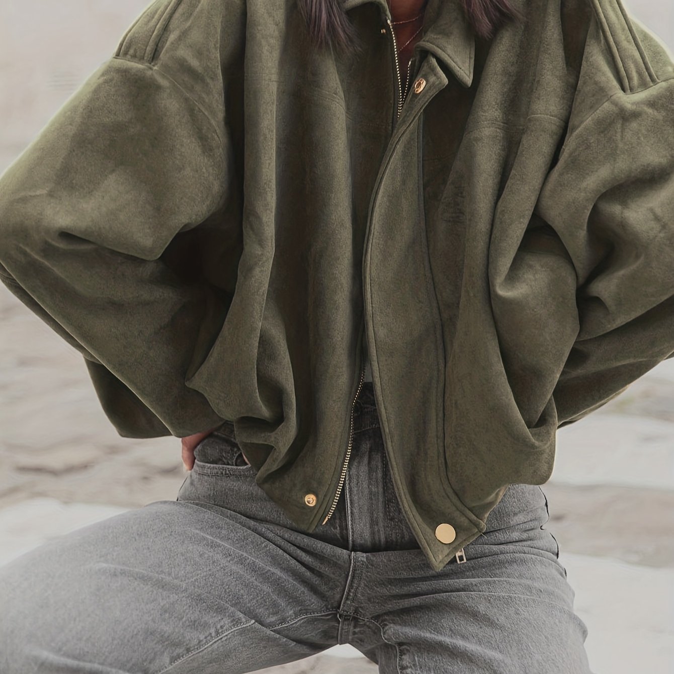 Elegant Faux Fur Jacket