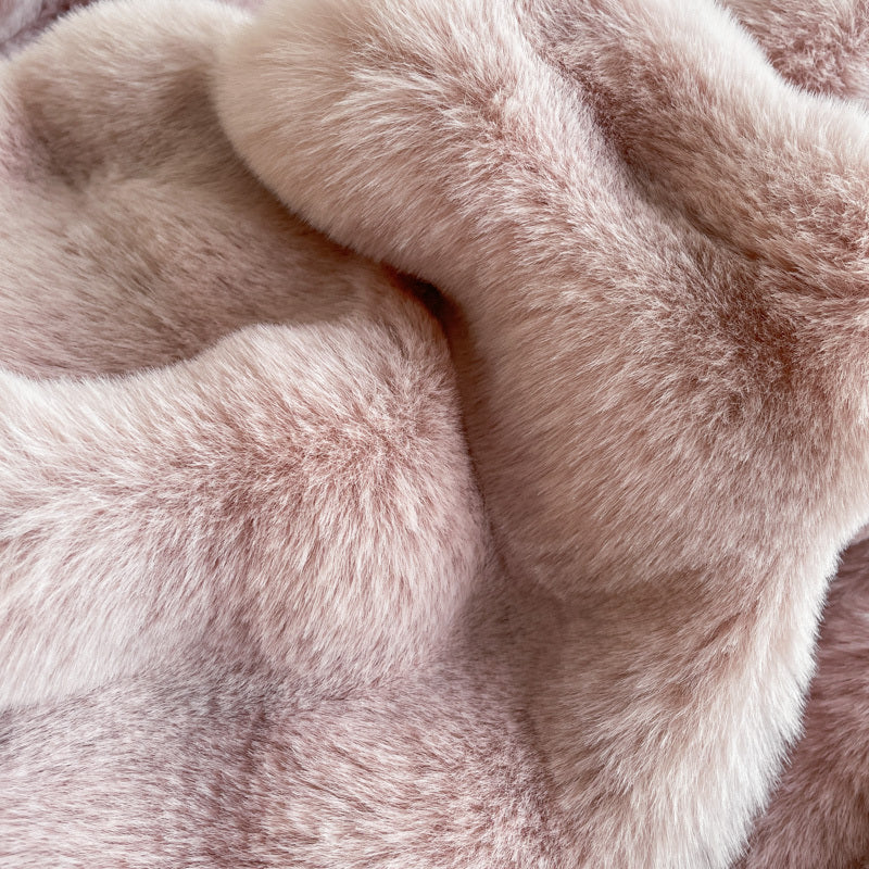 {2pcs} Bubble Imitation Rabbit Plush Pillowcases