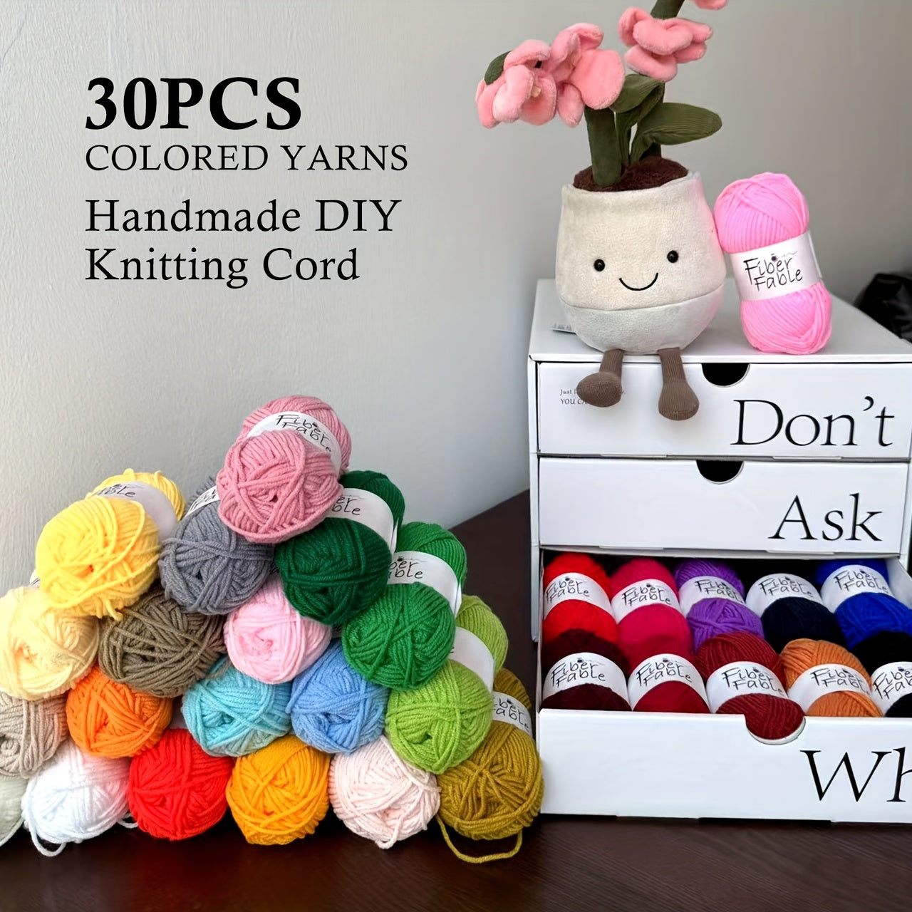 30/60pcs, Milk Yarn