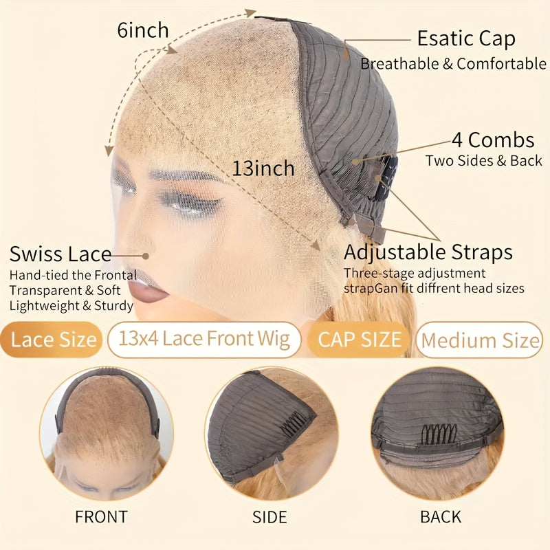 13x6 Body Wave Honey Blonde Wig