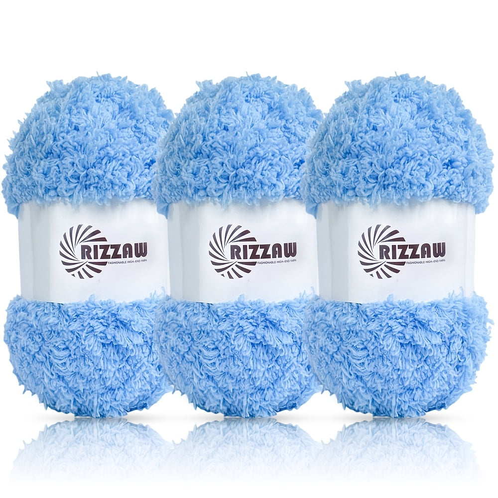 {3-Pack} Coral Fleece Soft Yarn