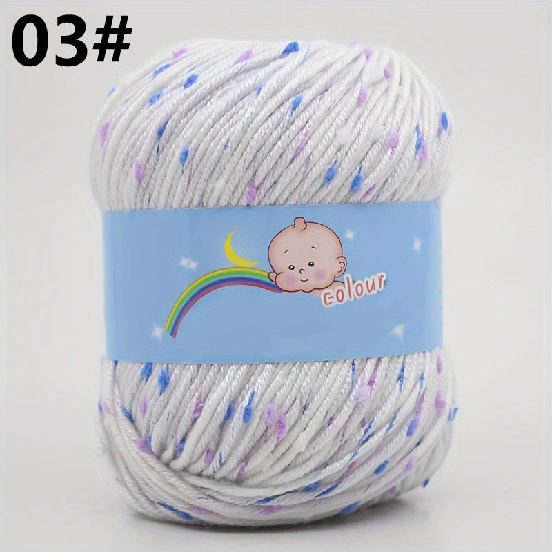 5rolls/0.55lb Color Dot Fleece Ball