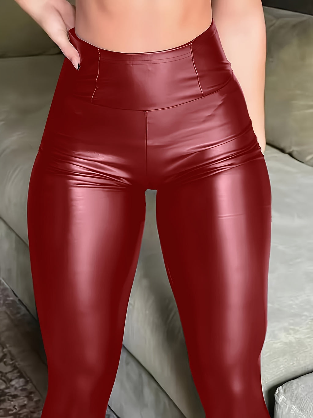 High-Waisted Skinny Pants
