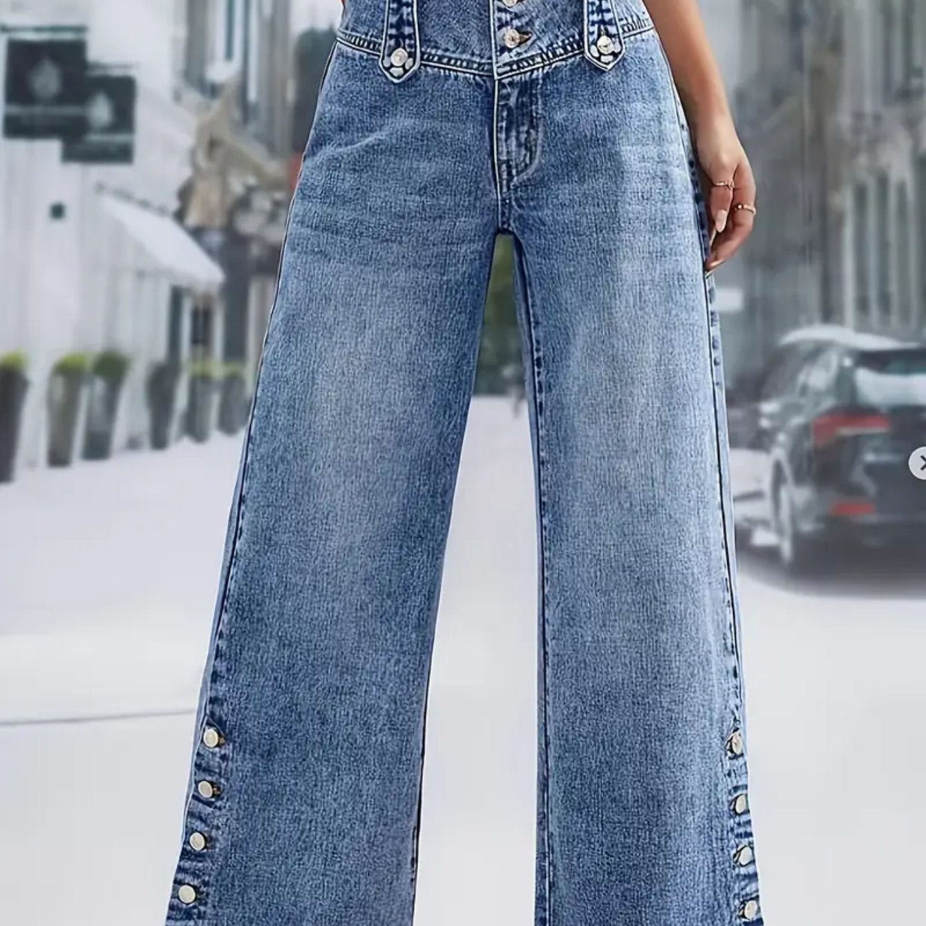 High Waist Vintage Denim Jeans
