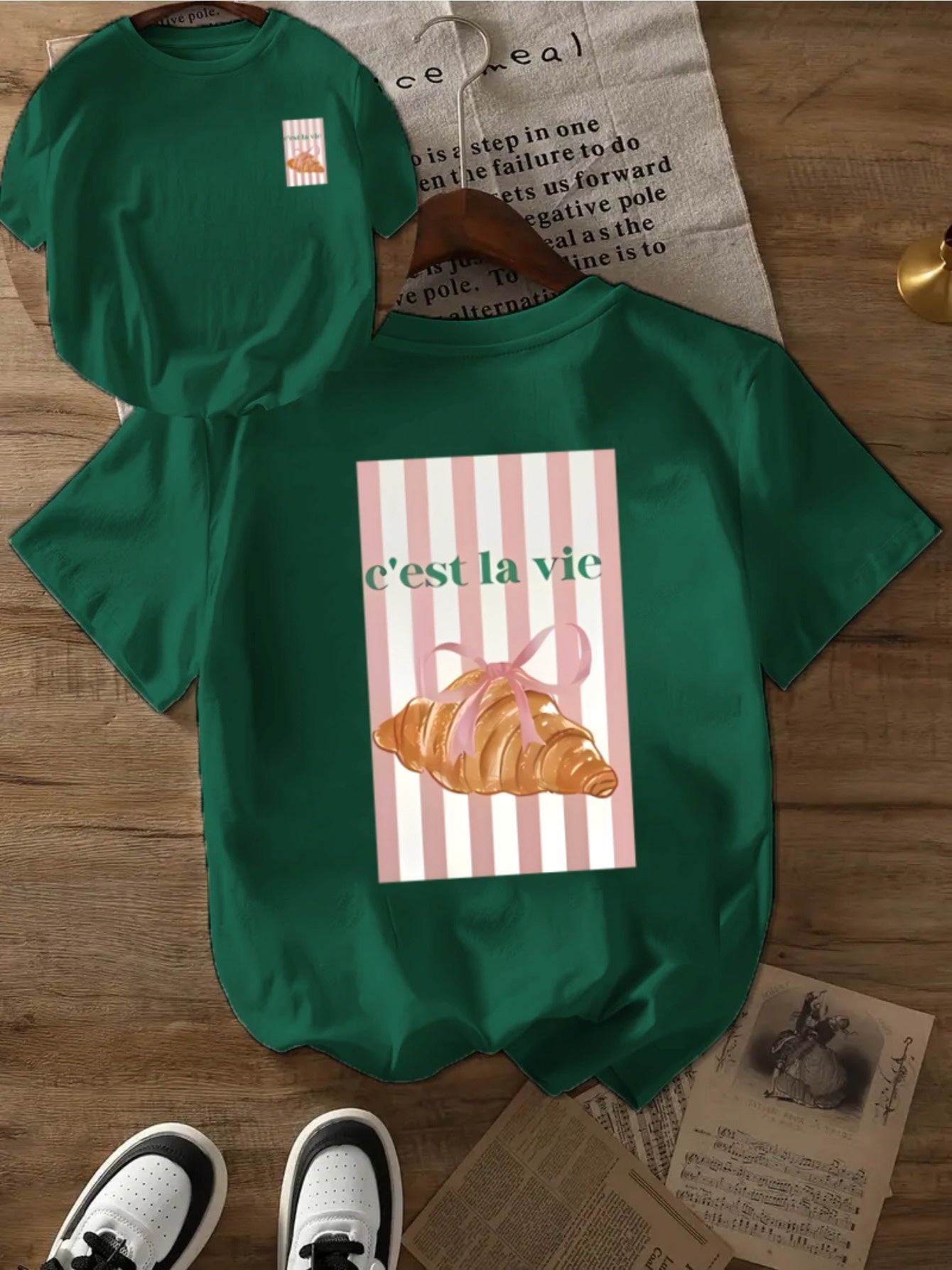 Casual Short Sleeve Crew Neck T-Shirt