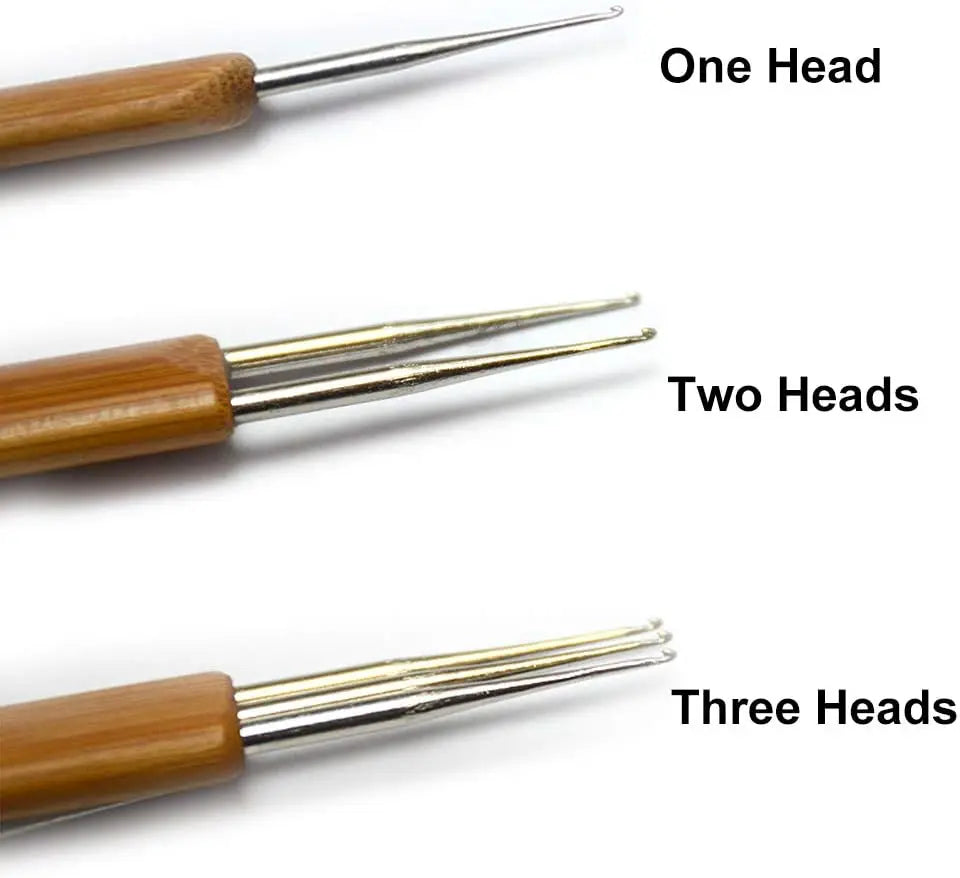 3pcs/Set 0.75mm Dreadlock Crochet Hook